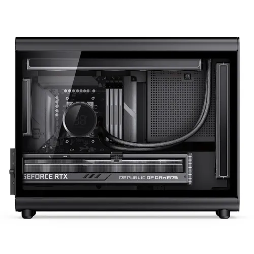 Case PC JONSBO D33 Black – Mini Tower M-ATX| VGA 435m| AIO 360mm